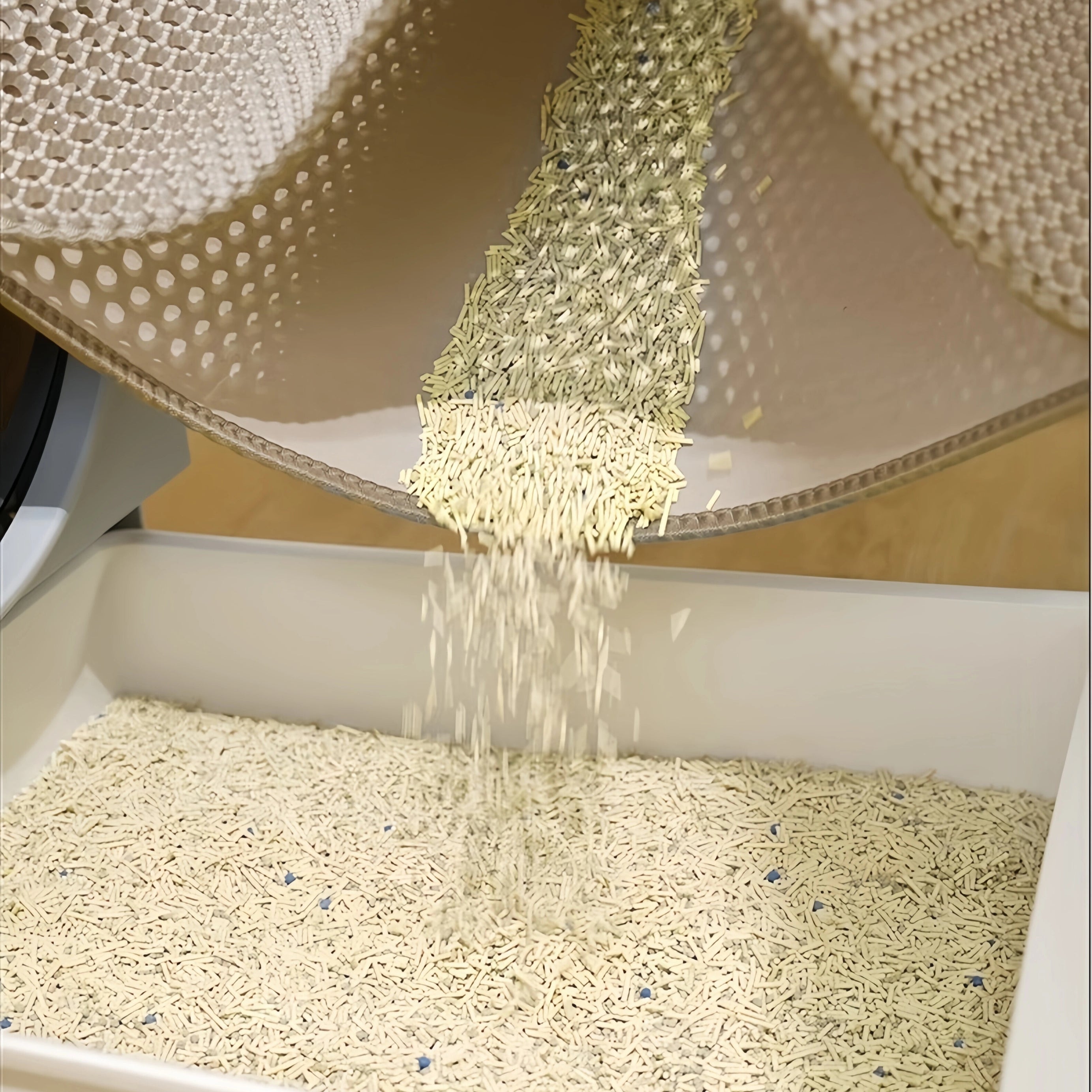 TAPPETINO PER LETTIERA GATTO, IMPERMEABILE, ANTISCIVOLO, LAVABILE E DOPPIO STRATO.